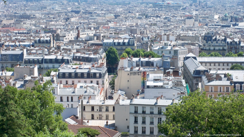 downtown Paris