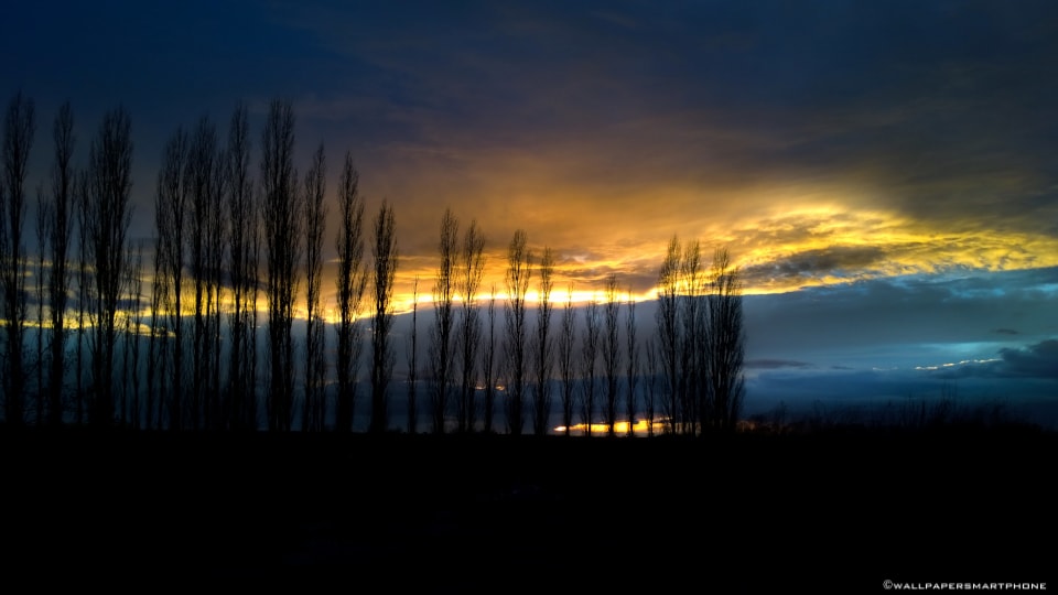 lighted cloud formation at sunset