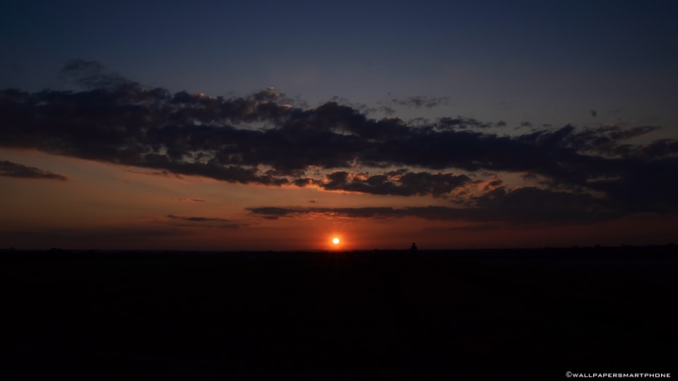 cloudy sunset