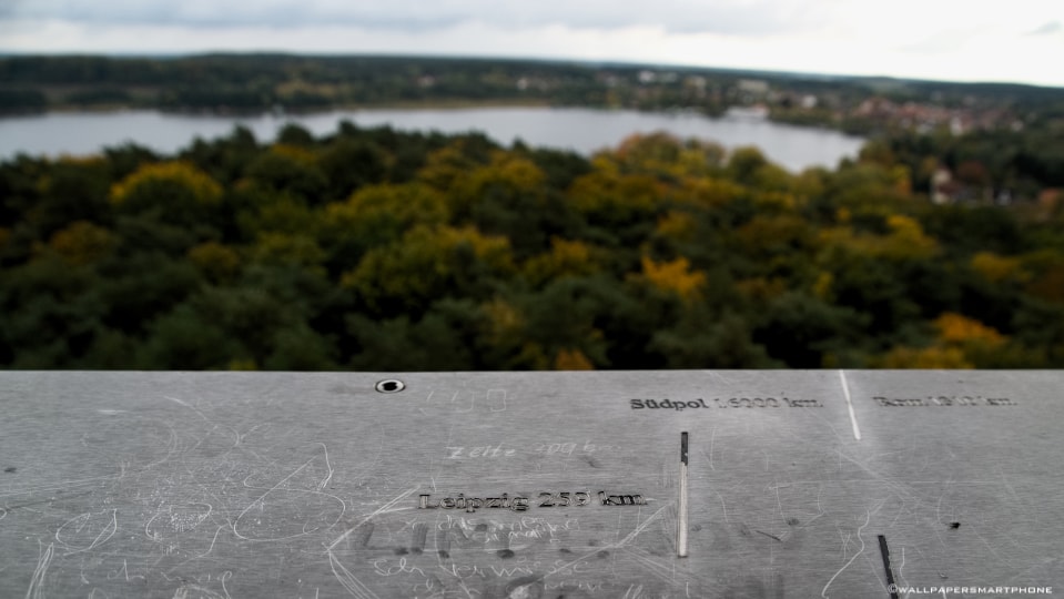 view over Krakower Lake